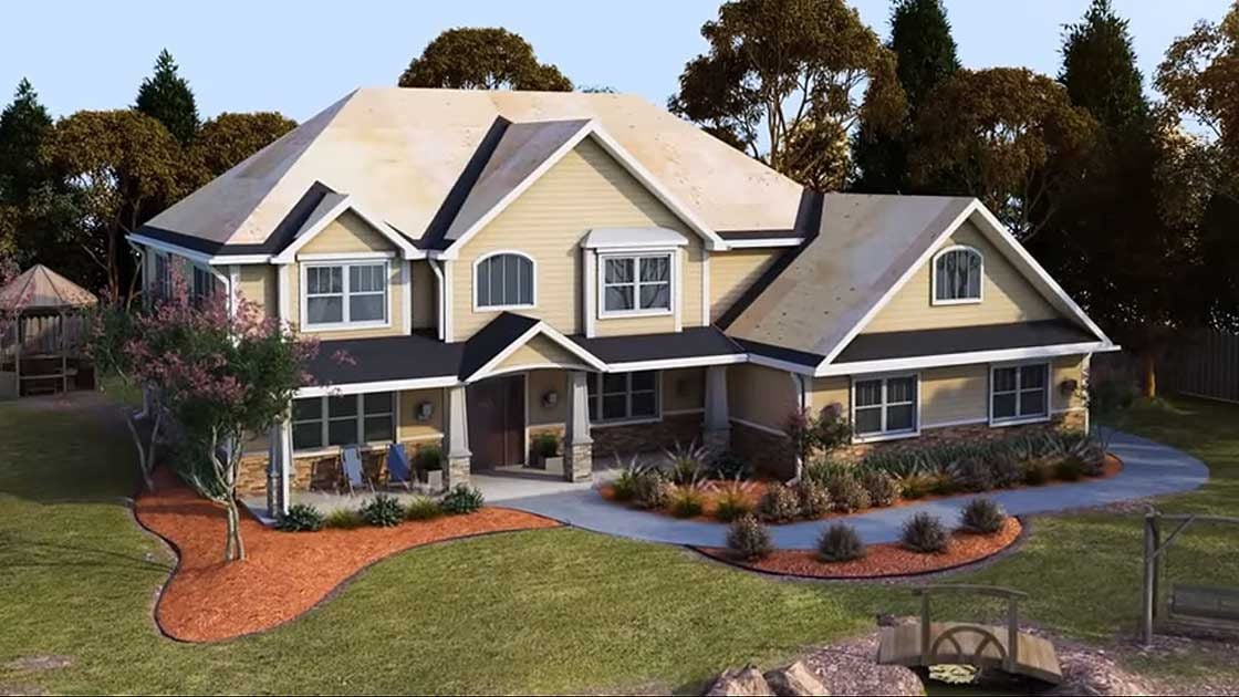 London roofing services hero background